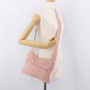 CHANEL Shoulder Bag Tweed Pink Silver CC Auth ar13942A-21