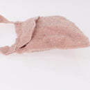 CHANEL Shoulder Bag Tweed Pink Silver CC Auth ar13942A-4