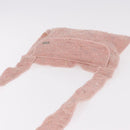 CHANEL Shoulder Bag Tweed Pink Silver CC Auth ar13942A-6