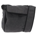 Miu Miu Shoulder Bag Cotton Gray Auth ar13943A-1