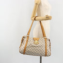 LOUIS VUITTON Damier Azur Stresa PM Tote Bag M51188 LV Auth ar13946-22