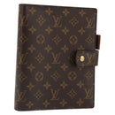 LOUIS VUITTON Monogram Agenda GM Day Planner Cover R20006 LV Auth ar13947-1