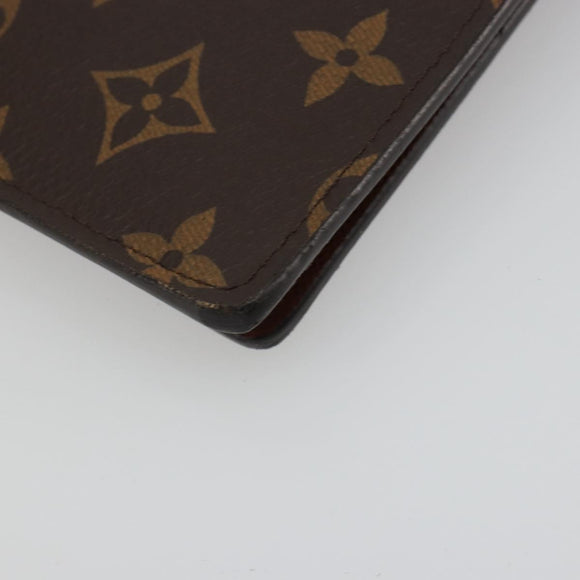 LOUIS VUITTON Monogram Agenda GM Day Planner Cover R20006 LV Auth ar13947