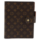 LOUIS VUITTON Monogram Agenda GM Day Planner Cover R20006 LV Auth ar13947-13