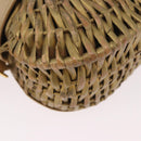 BOTTEGA VENETA Shoulder Bag Rattan Gold Auth ar13948-10