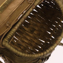 BOTTEGA VENETA Shoulder Bag Rattan Gold Auth ar13948-16