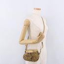 BOTTEGA VENETA Shoulder Bag Rattan Gold Auth ar13948-19