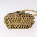 BOTTEGA VENETA Shoulder Bag Rattan Gold Auth ar13948-9