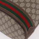 GUCCI GG Supreme Web Sherry Line Purse Bag PVC Beige 164 02 085 Auth ar13949-14