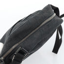 GUCCI GG Canvas Shoulder Bag Black Silver 122759 Auth ar13952-6