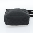 GUCCI GG Canvas Shoulder Bag Black Silver 122759 Auth ar13952-5