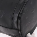 MCM Vicetos Logogram Shoulder Bag PVC Black Gold Auth ar13954-15