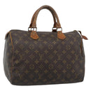 LOUIS VUITTON Monogram Speedy 30 Hand Bag M41526 LV Auth ar13956-1