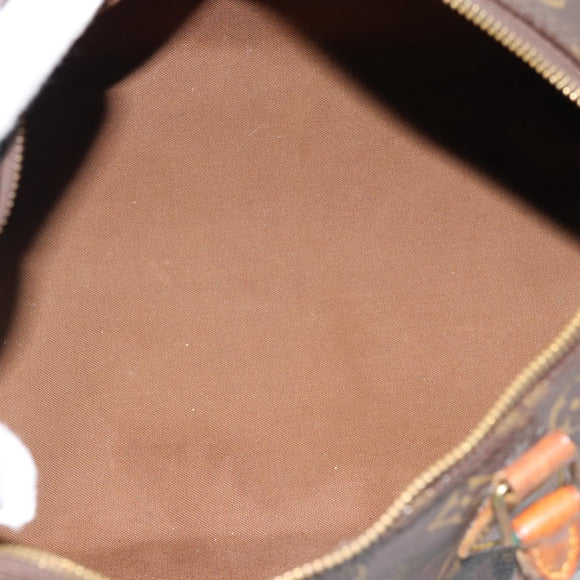 LOUIS VUITTON Monogram Speedy 30 Hand Bag M41526 LV Auth ar13956