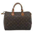 LOUIS VUITTON Monogram Speedy 30 Hand Bag M41526 LV Auth ar13956-2