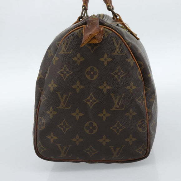 LOUIS VUITTON Monogram Speedy 30 Hand Bag M41526 LV Auth ar13956