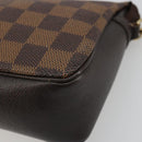 LOUIS VUITTON Damier Ebene Trousse Makeup Pouch N51982 LV Auth ar13958V-10