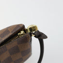 LOUIS VUITTON Damier Ebene Trousse Makeup Pouch N51982 LV Auth ar13958V-15