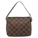 LOUIS VUITTON Damier Ebene Trousse Makeup Pouch N51982 LV Auth ar13958V-2