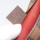 LOUIS VUITTON Damier Ebene Trousse Makeup Pouch N51982 LV Auth ar13958V-20