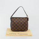 LOUIS VUITTON Damier Ebene Trousse Makeup Pouch N51982 LV Auth ar13958V-22
