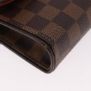 LOUIS VUITTON Damier Ebene Pochette Florentine Waist Bag N51856 LV Auth ar13959V-15