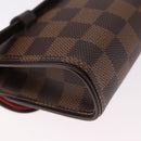 LOUIS VUITTON Damier Ebene Pochette Florentine Waist Bag N51856 LV Auth ar13959V-17