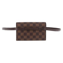 LOUIS VUITTON Damier Ebene Pochette Florentine Waist Bag N51856 LV Auth ar13959V-2