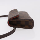 LOUIS VUITTON Damier Ebene Pochette Florentine Waist Bag N51856 LV Auth ar13959V-4
