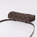 LOUIS VUITTON Damier Ebene Pochette Florentine Waist Bag N51856 LV Auth ar13959V-6