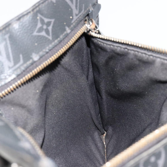 LOUIS VUITTON Monogram Eclipse Grand Sac Pouch M44733 LV Auth ar13960