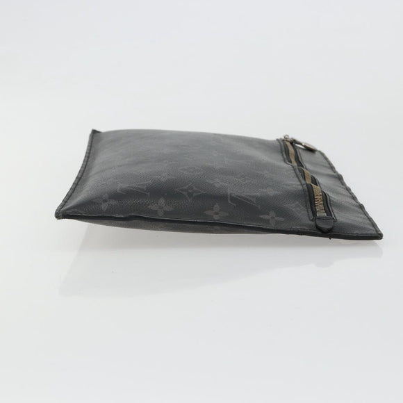 LOUIS VUITTON Monogram Eclipse Grand Sac Pouch M44733 LV Auth ar13960