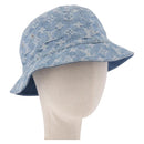 LOUIS VUITTON Monogram Denim Bucket hat Hat Blue LV Auth ar13961A-1