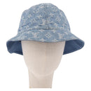 LOUIS VUITTON Monogram Denim Bucket hat Hat Blue LV Auth ar13961A-13