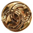 CHANEL Brooch metal Gold Tone CC Auth ar13964V-1