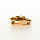 CHANEL Brooch metal Gold Tone CC Auth ar13964V-8