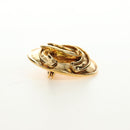 CHANEL Brooch metal Gold Tone CC Auth ar13964V-9