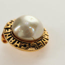 CHANEL Earring metal Gold Tone CC Auth ar13965V-10