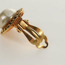 CHANEL Earring metal Gold Tone CC Auth ar13965V-12