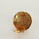 CHANEL Earring metal Gold Tone CC Auth ar13965V-14
