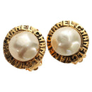 CHANEL Earring metal Gold Tone CC Auth ar13965V-2