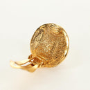 CHANEL Earring metal Gold Tone CC Auth ar13965V-7
