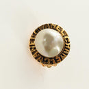 CHANEL Earring metal Gold Tone CC Auth ar13965V-9