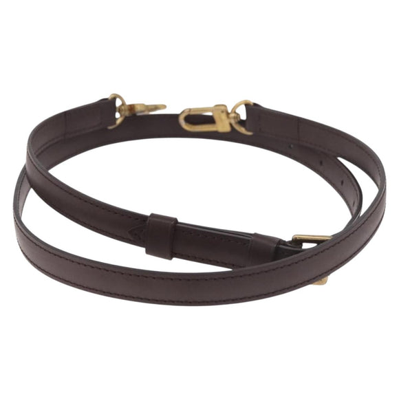 LOUIS VUITTON Adjustable Damier Shoulder Strap 37""-44.1"" Brown LV Auth ar13968