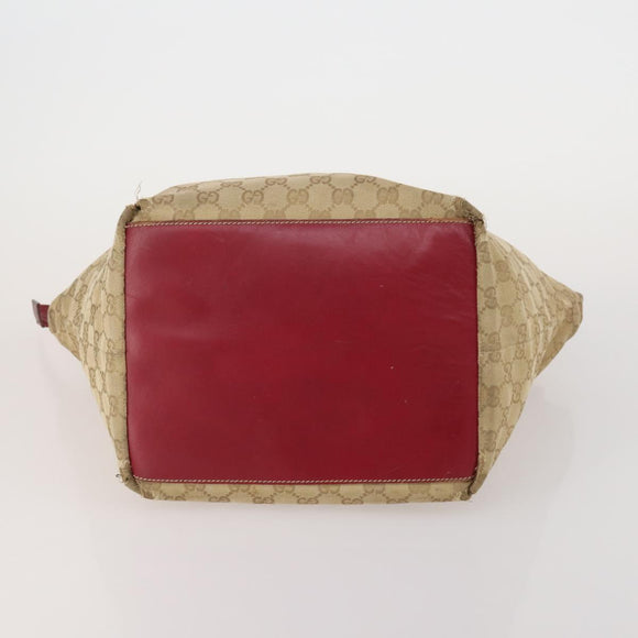 Salvatore Ferragamo Gucci GG Canvas Sherry Line Bag Nylon 2 Set Auth ar13970