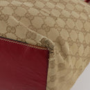 Salvatore Ferragamo Gucci GG Canvas Sherry Line Bag Nylon 2 Set Auth ar13970-8