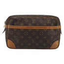 LOUIS VUITTON Monogram Compiegne 28 Clutch Bag M51845 LV Auth ar13971-13
