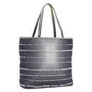 PRADA Hand Bag Canvas Gray Auth ar13973-1