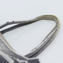 PRADA Hand Bag Canvas Gray Auth ar13973-8