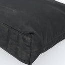 PRADA Hand Bag Nylon Black Silver Auth ar13974-10